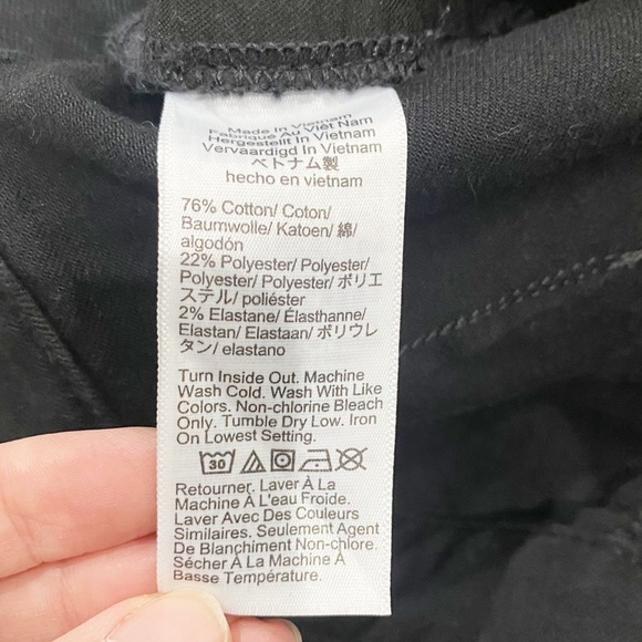 J CREW Black Wide-Leg Denim Trouser High-Rise Size 28 - Picture 11 of 13